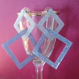 Lightweight plastic earrings